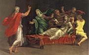 The evangelist Johannes awakes Drusiana of the dead